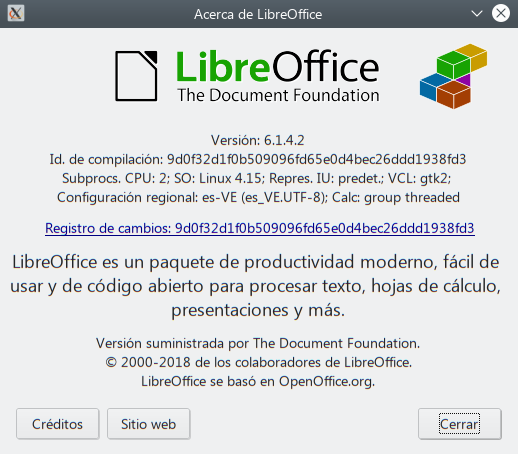 libreoffice 6-1-4