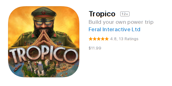 tropico ipad