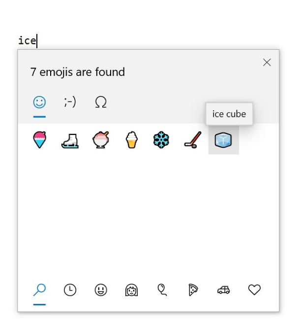 Windows 10 1903 emoji 12