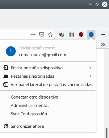 firefox quantum 67.0 ui sincronizacion