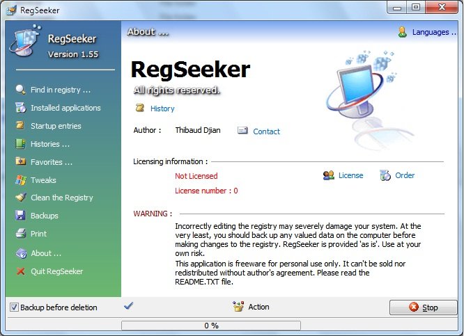 limpiadores optimizadores windows regseeker