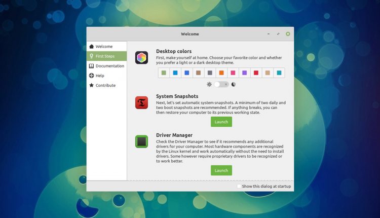 seleccionar colores de énfasis en linux mint 20