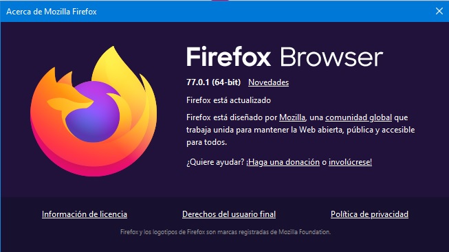 Firefox Browser 77.0.1