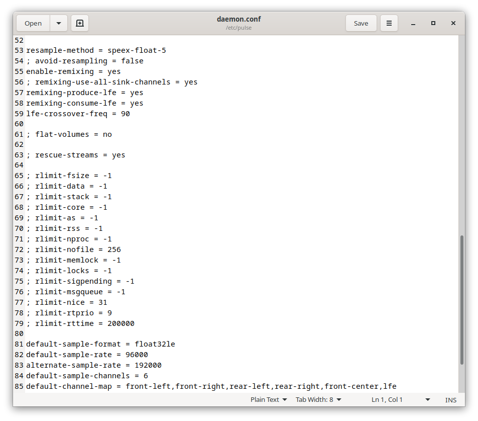 configuracion pulseaudio sonido surround ubuntu 20.04