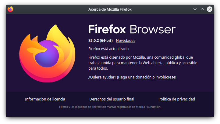 firefox browser 85.0.2