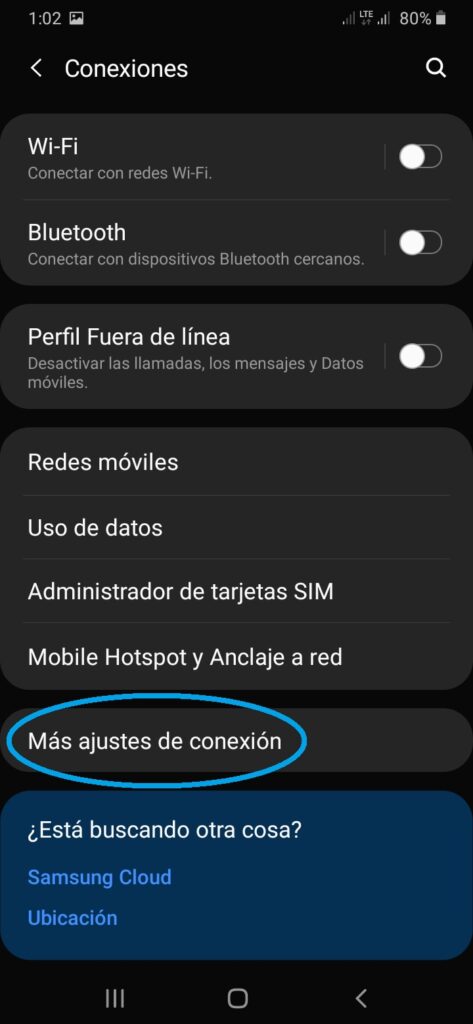 habilitar doh en android