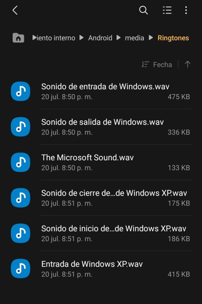 ringtones sonidos personalizar android