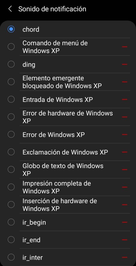 notificaciones sonidos