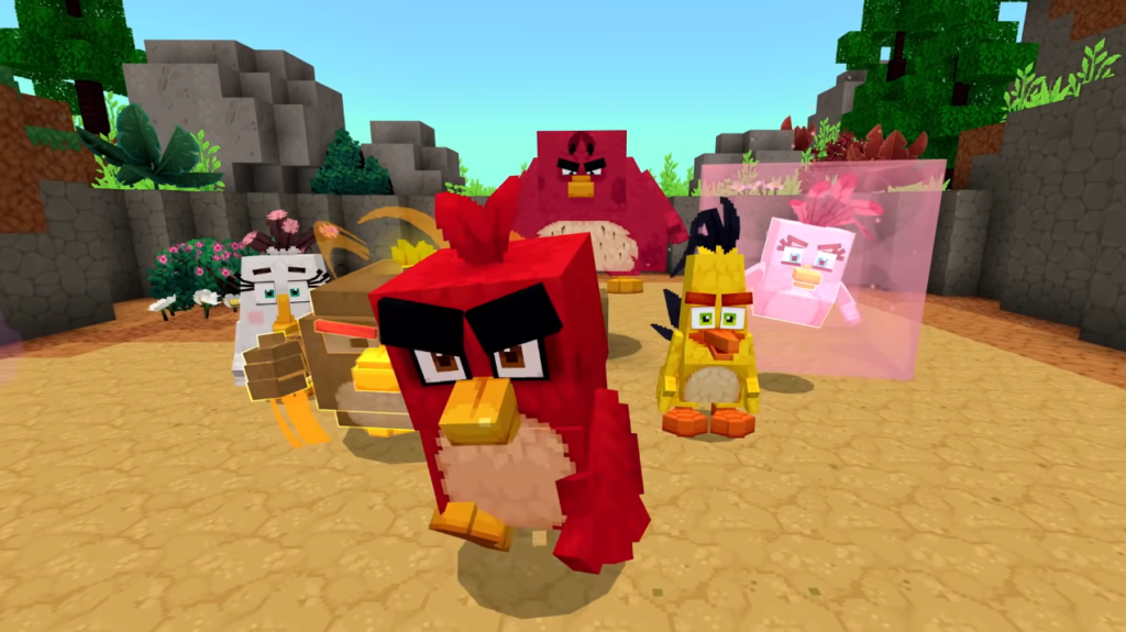 angry birds minecraft