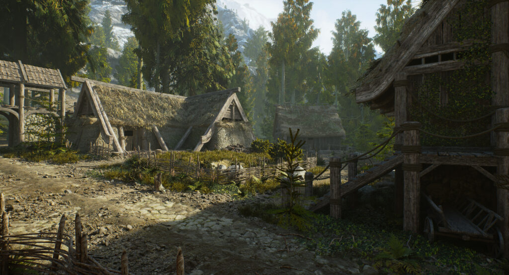 cauce boscoso, skyrim con unreal engine 5