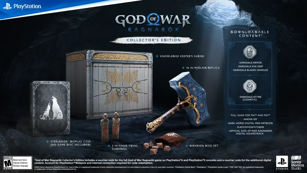 God of War Ragnarok edicion de coleccionistas