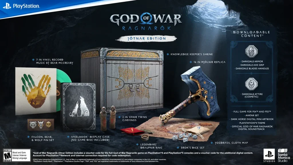 God of War Ragnarok edicion jotnar