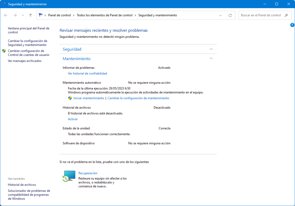 Herramienta de seguridad y mantenimiento para la optimización de Windows 11